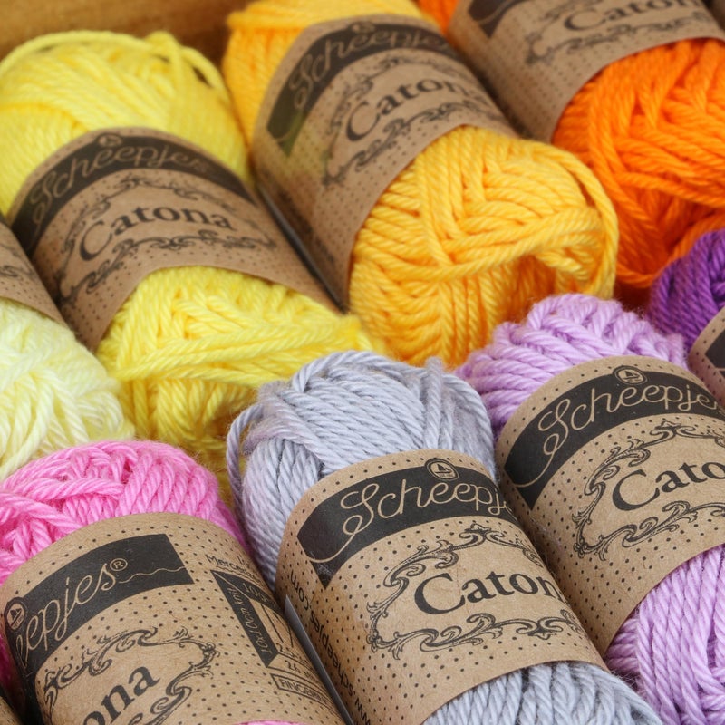 Scheepjes Catona Colour Pack 109 x 10g Assorted Cotton Yarn Kit - Image 3